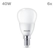 Philips-LED-lamppu E14 4,9W 470m 2700K matta 6 kpl