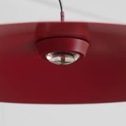 Luceplan Koinè LED-riippuvalaisin 927 Ø110cm punainen