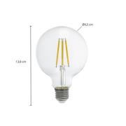 Arcchio-LED-globe-lamppu G95 E27 3,8W 3000K 806lm