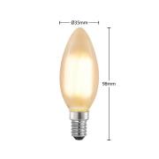 LED-lamppu E14 4W 2700K kynttilä himmen. matta, 2x