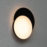 LED-ulkoseinävalaisin Goleta, musta, muunneltava muoto, CCT