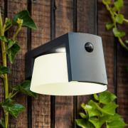 Moon LED-aurinkoseinävalaisin, antrasiitti, liiketunnistin, IP44
