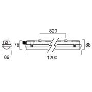 Sylvania Resisto kosteussuojattu 1200 IP66 4000K 20W