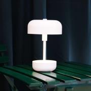 Dyberg Larsen Haipot LED-pöytävalaisin ladattava akku valkoinen