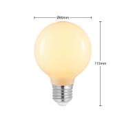 LED-lamppu E27 4W G80 2700K himmennys opaali 3 kpl