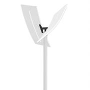 Evolo CCT LED-lattiavalaisin lukuvalolla valkoinen/musta