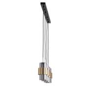Riippuvalaisin 22143 4-lamppuinen 105 cm kulta/kromi