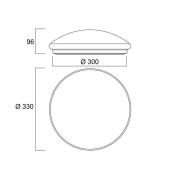 Sylvania Start Surface LED katto anturilla Ø 33cm