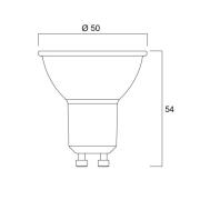 Sylvania-LED-heijastin GU10 2 W, 4 000K, 360 lm