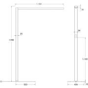 LED-lattiavalo Bevon mikroprisma suora/epäsuora