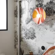 MARKET SET Sonia Laudet seinälamppu Ø 40 cm pinkki