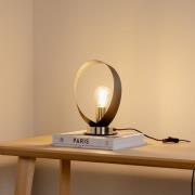 Euluna pöytävalaisin Petla, musta/kultainen, metalli, Ø 19 cm