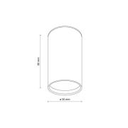 Downlight Top, yksiliekkinen, ruskea