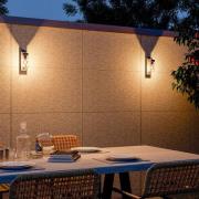 Calex ulkoseinävalaisin, ruostumaton teräs, pidin alhaalla, musta