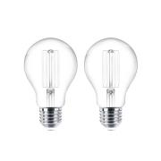 LED hehkulamppu E27 2 kpl 7W 806 lm kirkas 2,700K 7W 806 lm kirkas 2,7...