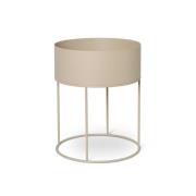 ferm LIVING Kasvilaatikko pyöreä, beige, Ø 40 cm, teräs