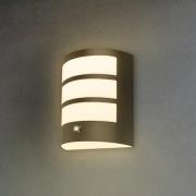 Ladattava LED-ulkoseinävalaisin 3793015, musta, himmennettävä, IP44