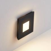 Molto Luce LED uppoasennusvalaisin Wall R68 lasi SQ, musta, CCT