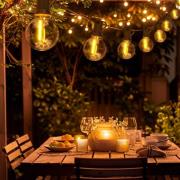 Calex Party Fairy lights Vibey Outdoor, pituus 30 m, 50 säiettä.