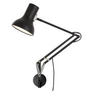 Anglepoise Type 75 Mini -seinävalaisin varrella, samettimusta