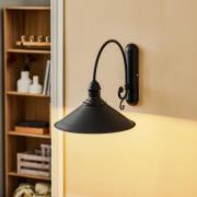 Seinävalaisin Elmo, musta lakattu