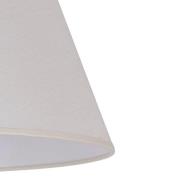 Sofia-varjostin, korkeus 21 cm, luonnonvalkoinen