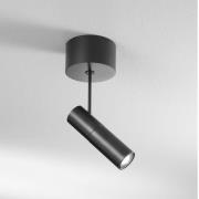 Egger DLS LED-kohdevalaisin Zooom XL, pinta-asennettava, 2700K, musta