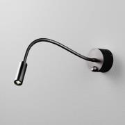 Egger DLS LED-seinävalaisin Zooom T Flex, 2700K, musta