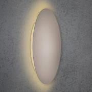 Escale Blade LED-seinävalaisin, taupe, Ø 44 cm