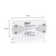 AcTEC Slim -LED-muuntaja CC 500mA, 6W