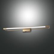 LED-seinävalaisin Rapallo, messinki, IP44, 60 cm