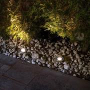 Upotettava LED-kohdevalaisin, nikkeli, Ø 9 cm, alumiini/ruostumaton te...