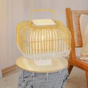 Forestier Bamboo Square S pöytävalaisin valkoisena