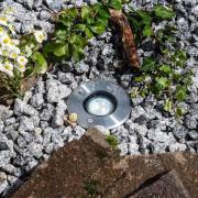 EVN Talpa lattiauppovalaisin GU10 ruostumaton teräs pyöreä