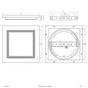 EVN ALQ LED-paneeli valkoinen 15W 30x30cm 4,000K 4,000K