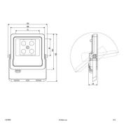 EVN Panthera -LED-kohdevalo ulos IP65 10W 4 000 K