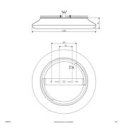 EVN Catino LED-kattovalaisin, CCT, 40 cm