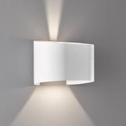 LED-seinävalaisin Wall, 2-lamppuinen, pyöreä