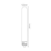 LED-lamppu E27 putki T32 5W 2,200K himmennettävä 20cm
