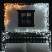Twinkly LED-valoketju, CCT, musta, 400 valoa, 6m