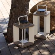 Aurinkolamppu Teckalu, Duratek/valkoinen, 36.5cm