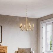 Kattokruunu Ayleen 6-lamppuinen 1 taso, valkoinen