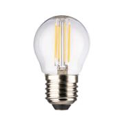 LED-golfpallolamppu E27 4W 2.700 K filament kirkas