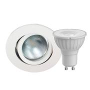 Megatron DecoclicSet-LED-rengas GU10 4,2W valk.