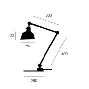 midgard modular TYP 551 pöytävalaisin musta 60 cm