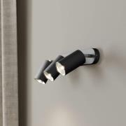 Seinäkohdevalaisin Eye Spot 3-lamppuinen, musta