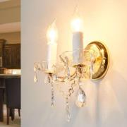 Seinävalaisin Marie Claire, kristallilasi, 2-lamppuinen