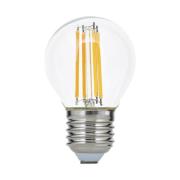 LED-lamppu E27 G45 4,5W filament kirkas 827 him.