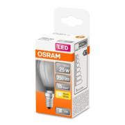 OSRAM Classic P -LED-lamppu E14 2,5W 2 700 K matta