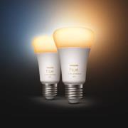 Philips Hue White Ambiance E27 6W, 2 kpl